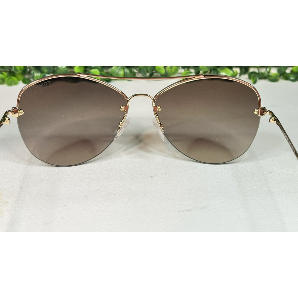 TOM FORD Margret 02 TF566 Gunmetal Aviator Sunglasses 60mm - AUTHENTIC, PREOWNED - Picture 6 of 13
